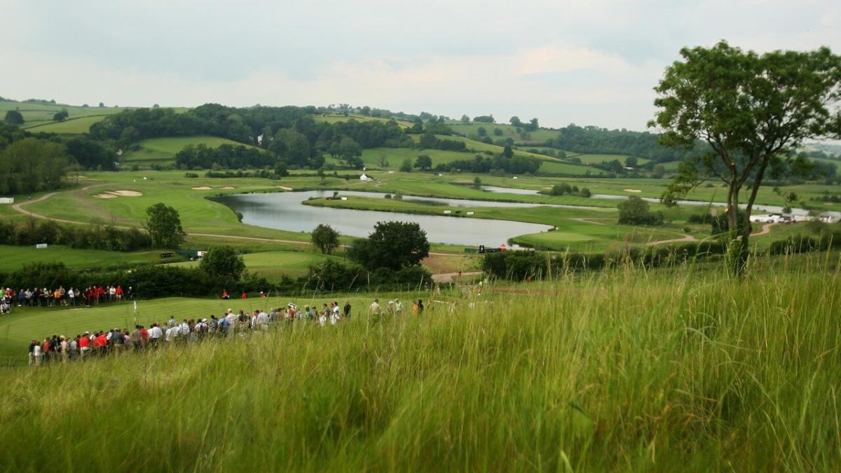 The TwentyTen course at Celtic Manor runs along the Usk Valley in south Wales